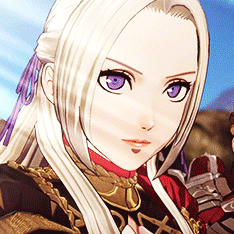 Gif of Edelgard from Fire Emblem: Three Houses